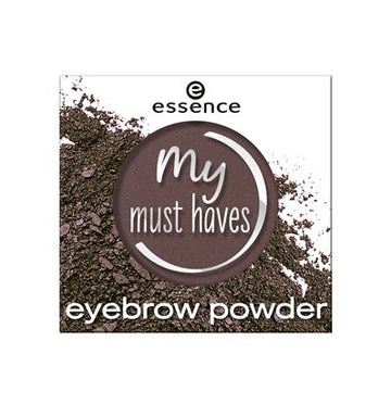 essence my must haves eyebrow powder 10 my kind of brown 1.8g
